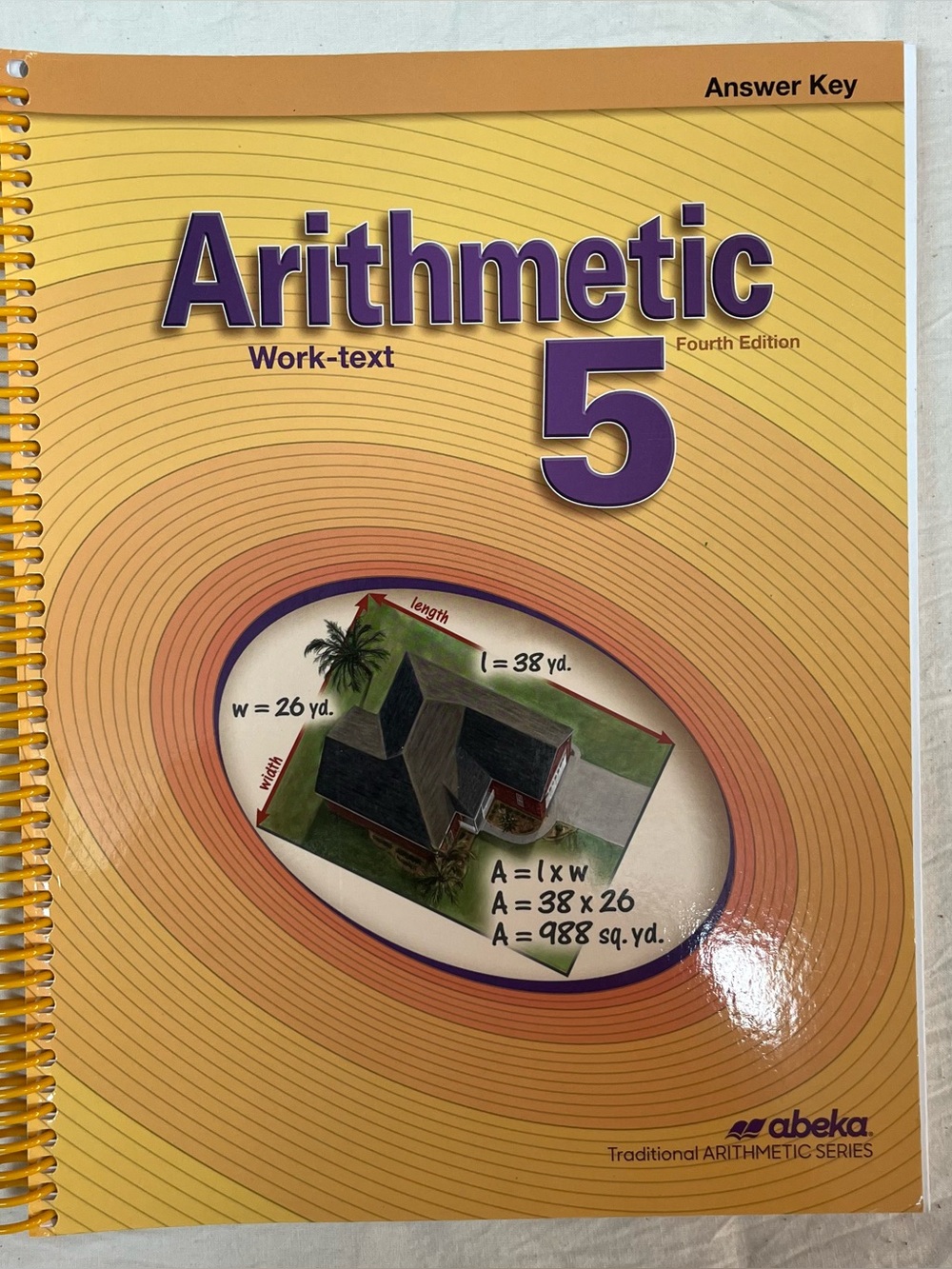 Abeka Arithmetic 5 Fourth Edition Work-text Answer Key Homeschool Teacher Book